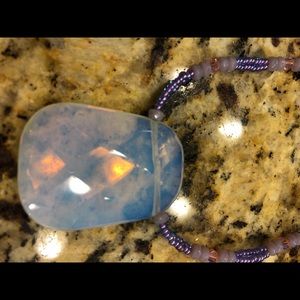 Sold-Opal and crystal necklace❤️